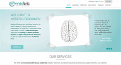 Desktop Screenshot of medericediciones.com