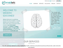 Tablet Screenshot of medericediciones.com